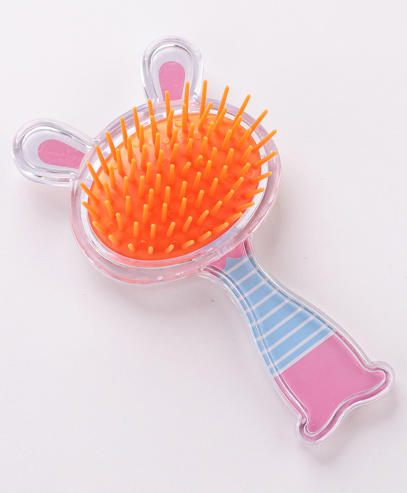 Hair Brush With Air Cushion & Kitty Design - White-image-29