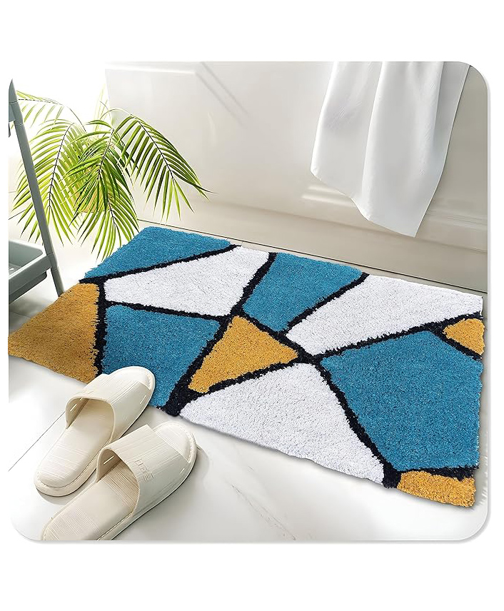 AAZEEM Abstract Cotton  Door mat  for Home (Multicolour)-picture-14