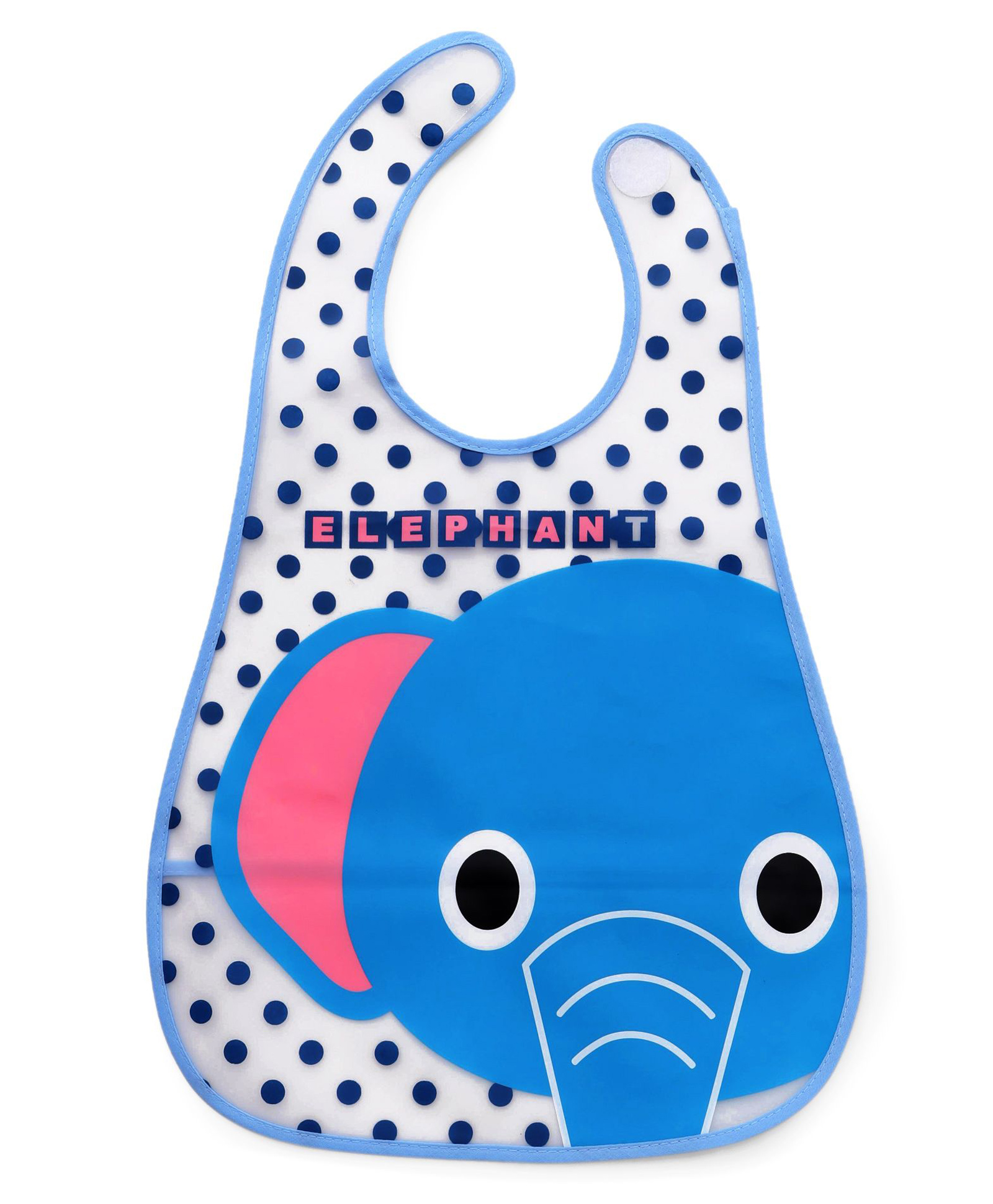 Adore Baby Plastic Bib/ Waterproof Quick Dry Sleeveless Printed Bibs Apron- Pack of 1 - Multicolor/ Multiprint-image-48