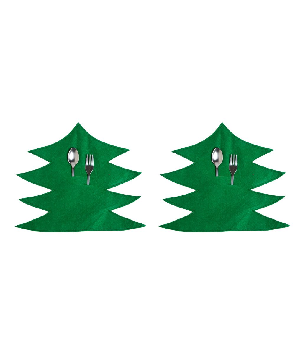 Li'll Pumpkins Tree Tutu Bags Cutlery Mat - Green-image-19