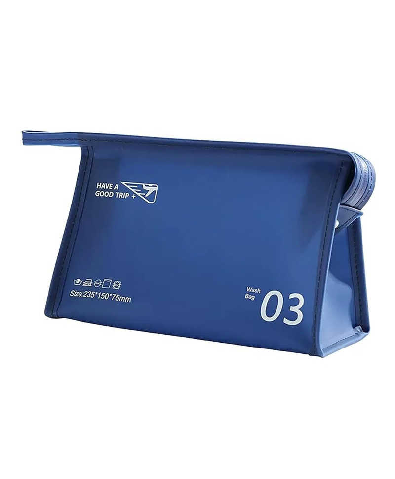 House of Quirk Toiletry Bag for Women Travel Macaron Jelly Toiletry Bag Travel Makeup Bag Hanging Toiletry Bag for Men Toiletry Bags (Dark Blue)-picture-15