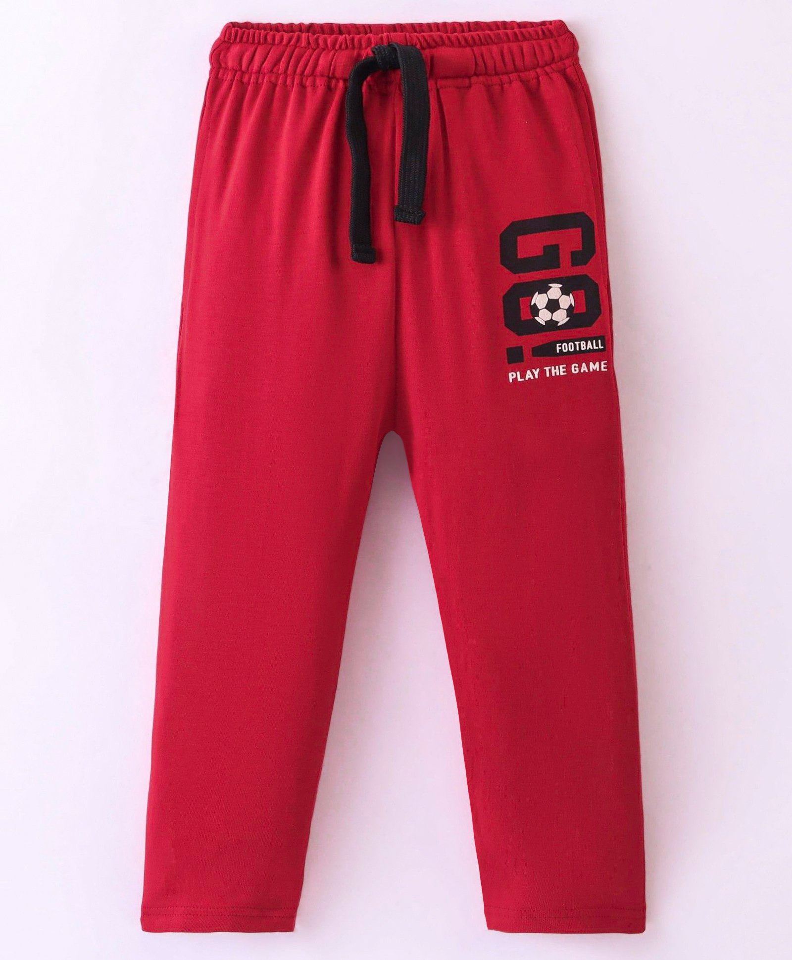 Lazy Bones Sinker Full Length Track Pant with Text Print - Maroon-picture-36