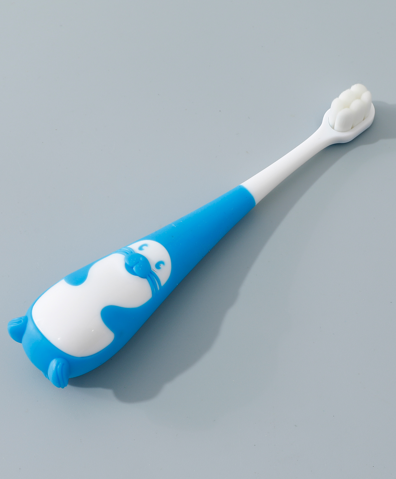fab n funky Tooth Brush with Ultra Soft Bristles Seal Fish Design - Blue-picture-25