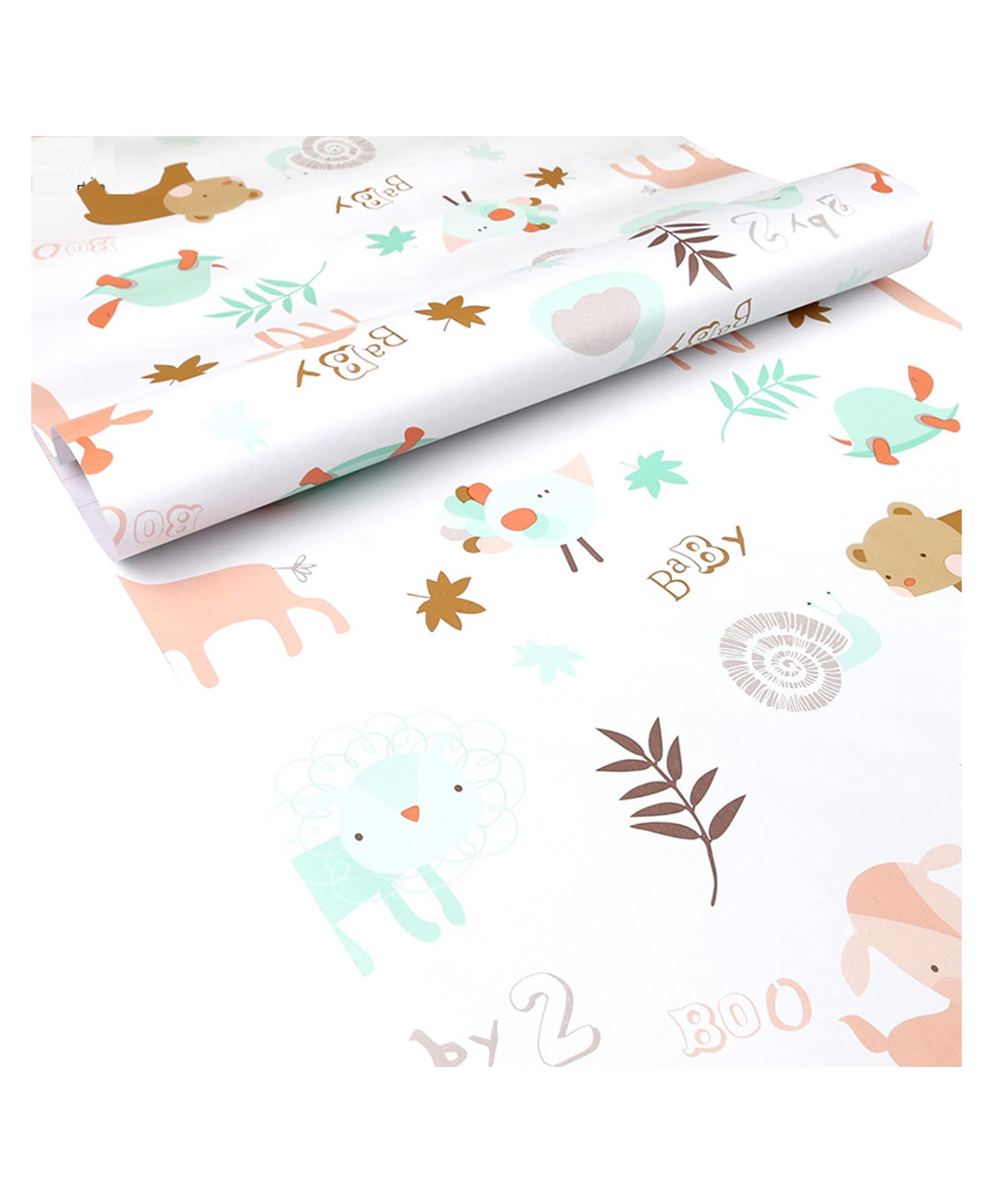 Jaamso Royals White Kids Animals Kids Room Decor Wallpaper-picture-43