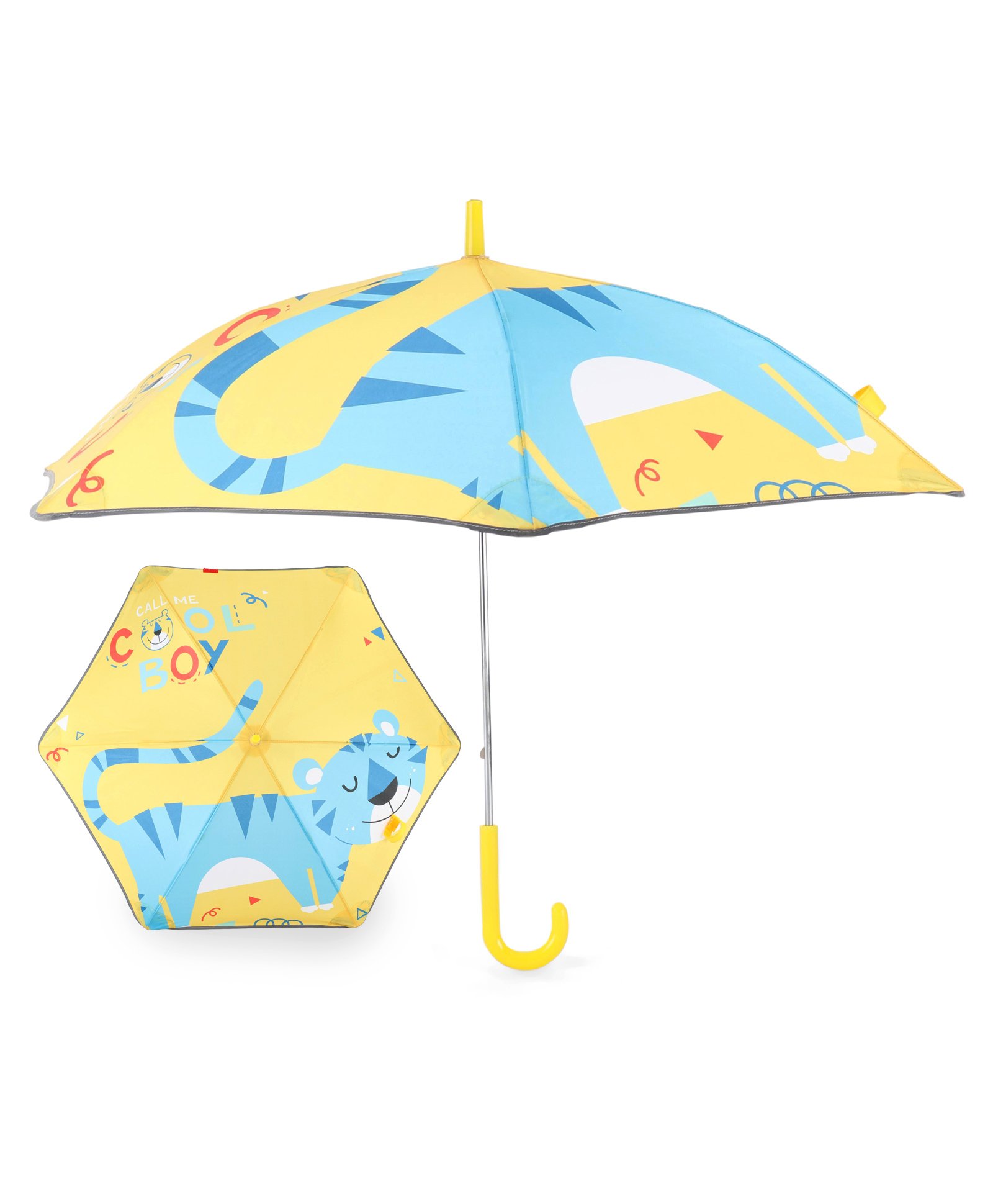 Babyhug  Umbrella With Cat Print - Multicolor-picture-20