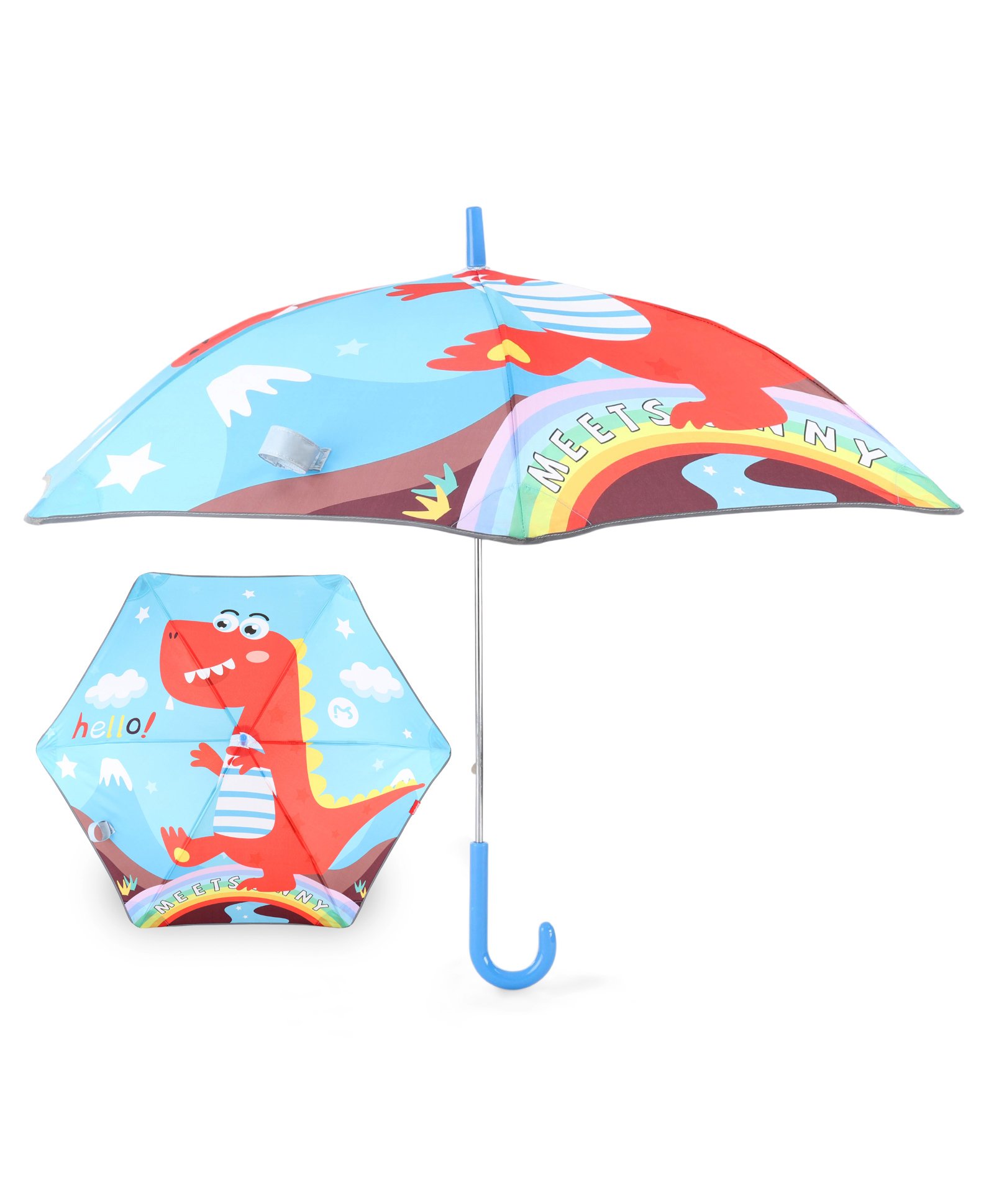 Babyhug  Umbrella  Dino Print - Multicolor