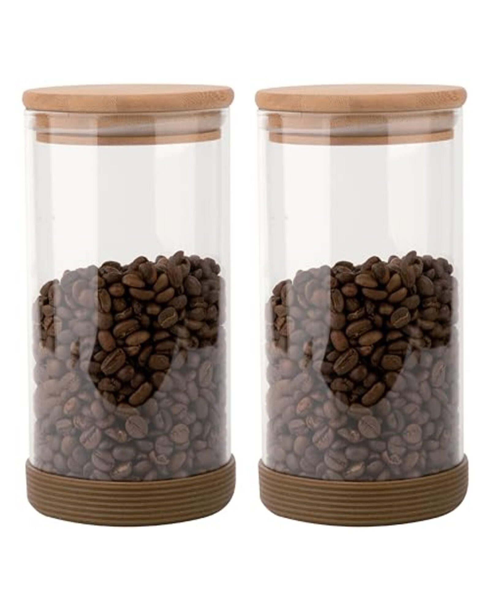 Femora Round Borosilicate Glass Jar for Kitchen Storage Air Tight Containers for Kitchen Storage Pack of 2 - 1000 ml-image-38