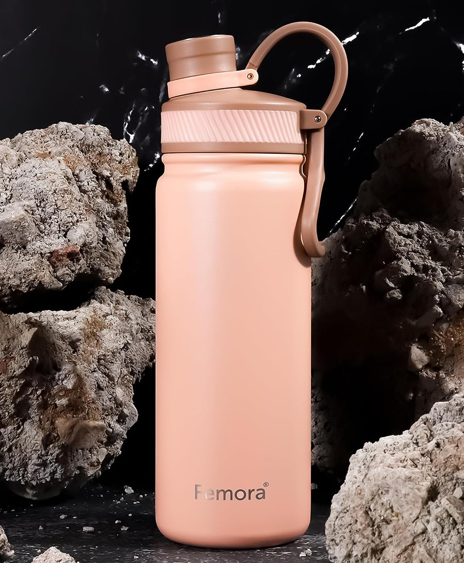 Femora Stainless Steel Aqua Burst Sport Sip Vacuum Insulated Flask Water Bottle-image-34