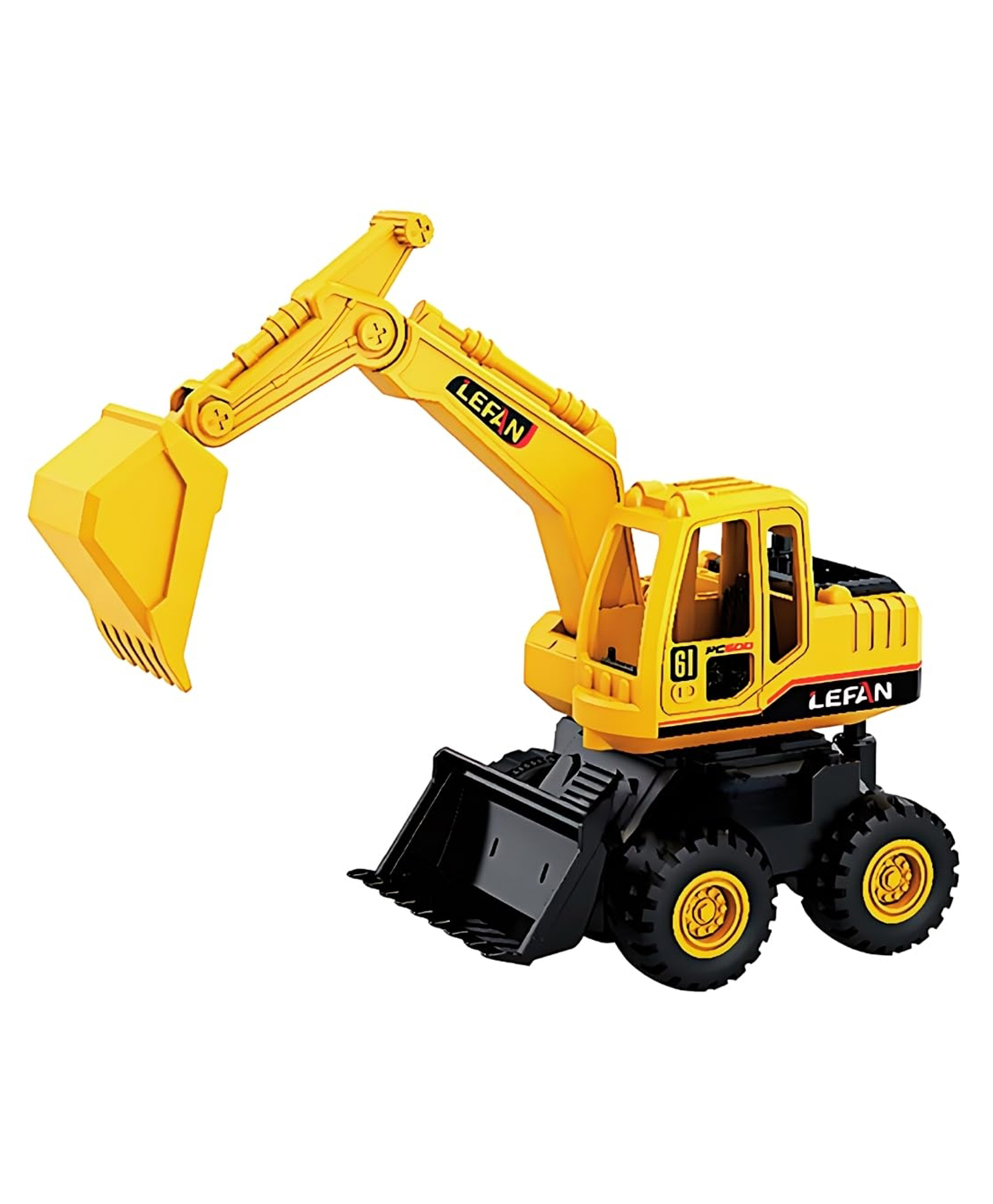 PLUSPOINT Excavator Toy Construction Vehicles Pretend to Play Building and site Construction Truck for Kids Pretend Play Toy Trucks Building Vehicles for Kids-picture-35