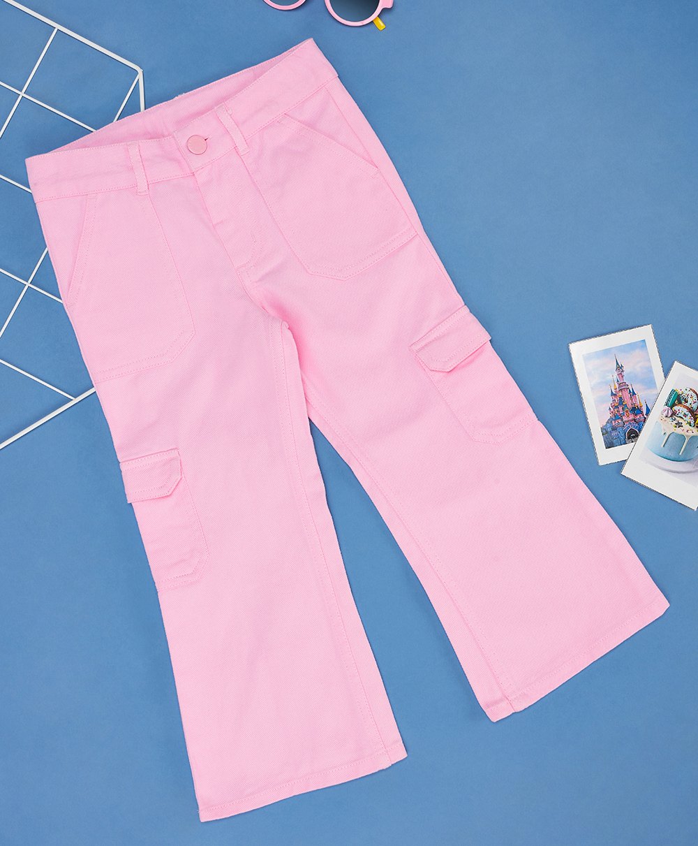 Pantaloons Junior Solid Jeans - Pink Cherry Blossom-picture-23