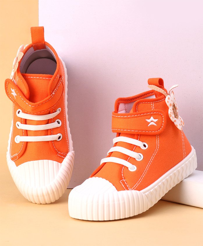 Cute Walk by Babyhug Slip On Casual Shoes with Velcro Closure - Orange-picture-27