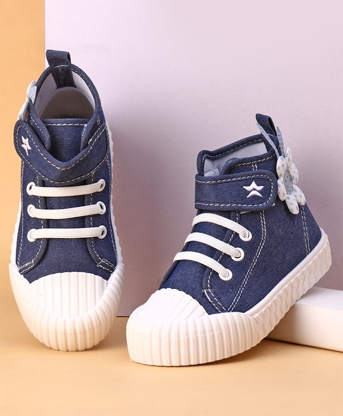 Cute Walk by Babyhug Slip On Casual Shoes with Velcro Closure - Navy-picture-22