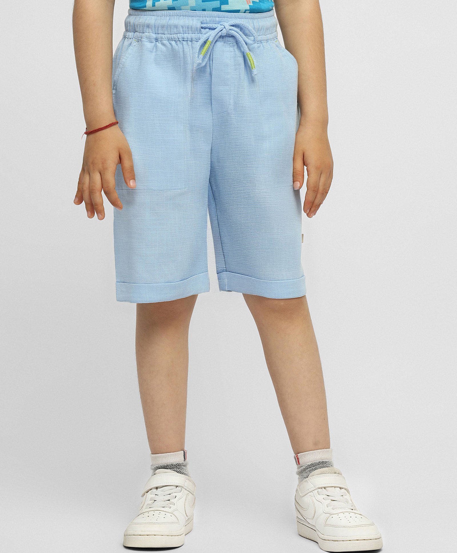 Somersault Solid Shorts - Blue-image-3