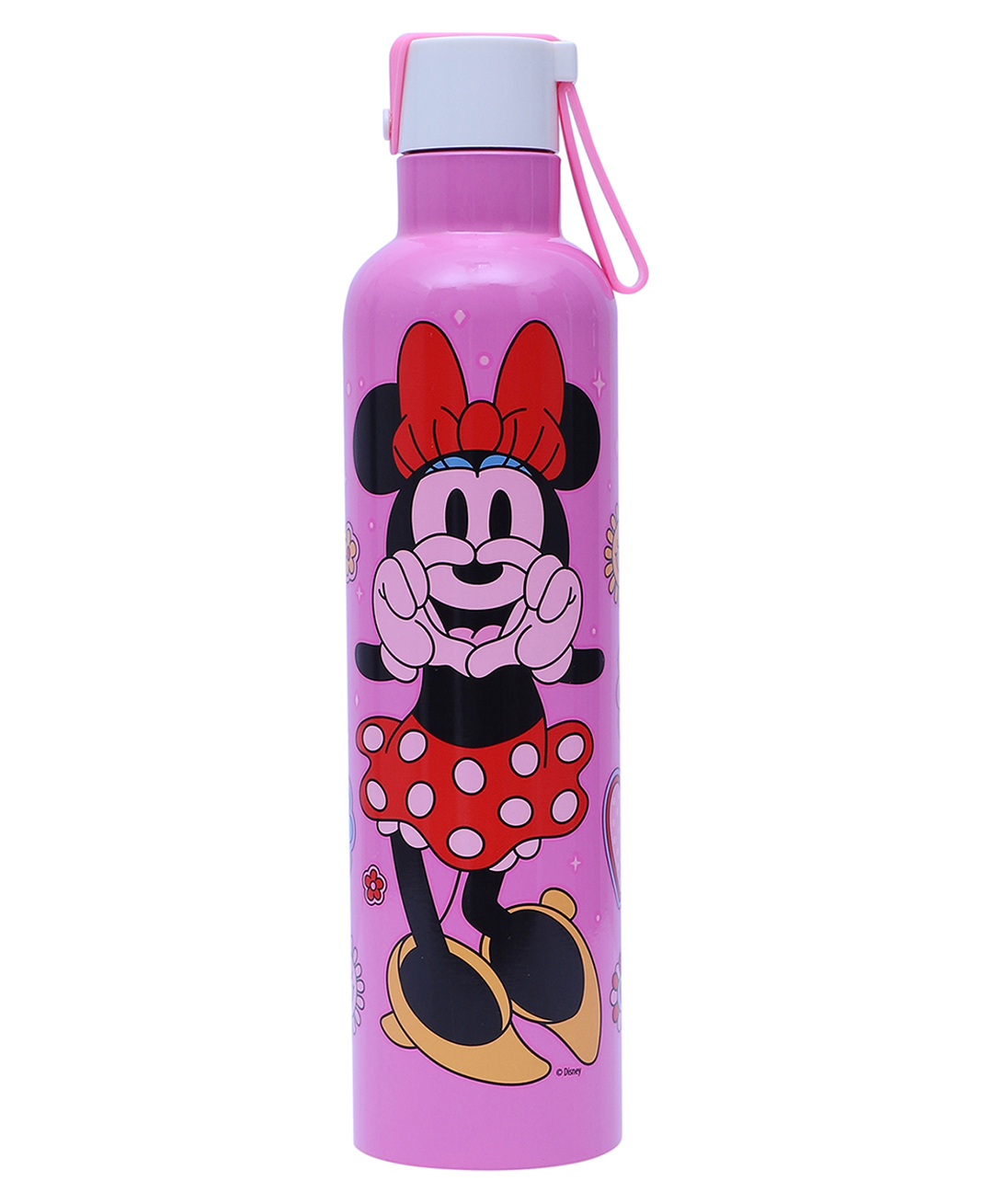 Disney by Gluman Minnie Stainless Steel Double Walled Mizu  Water Bottle Pink  - 750 ml-picture-28