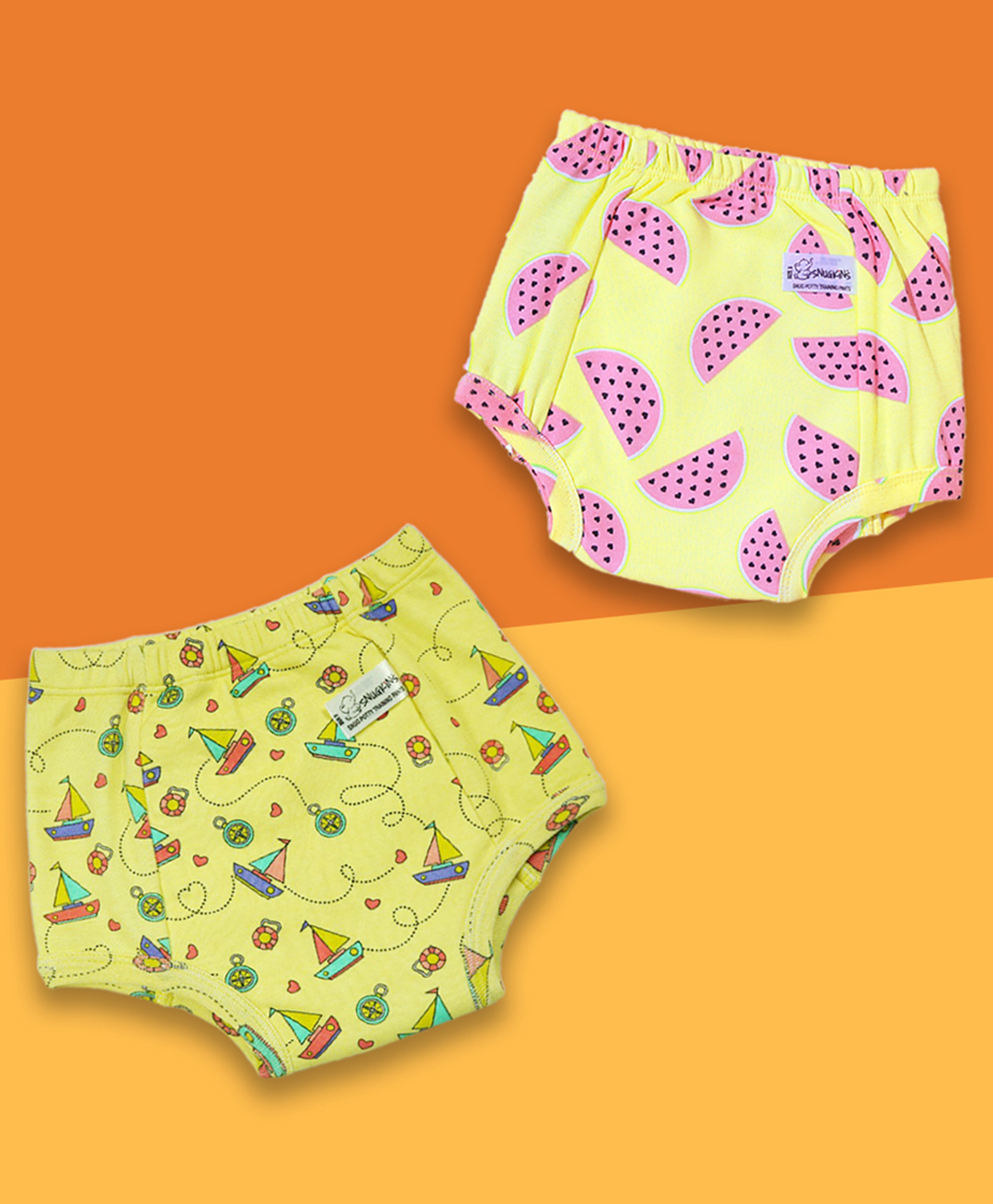 Snugkins - Snug Potty Training Pull-up Pants for Babies Reusable Potty Training Underwear   (Size 3, Fits 3 - 4 years) - Pack of 2-picture-18