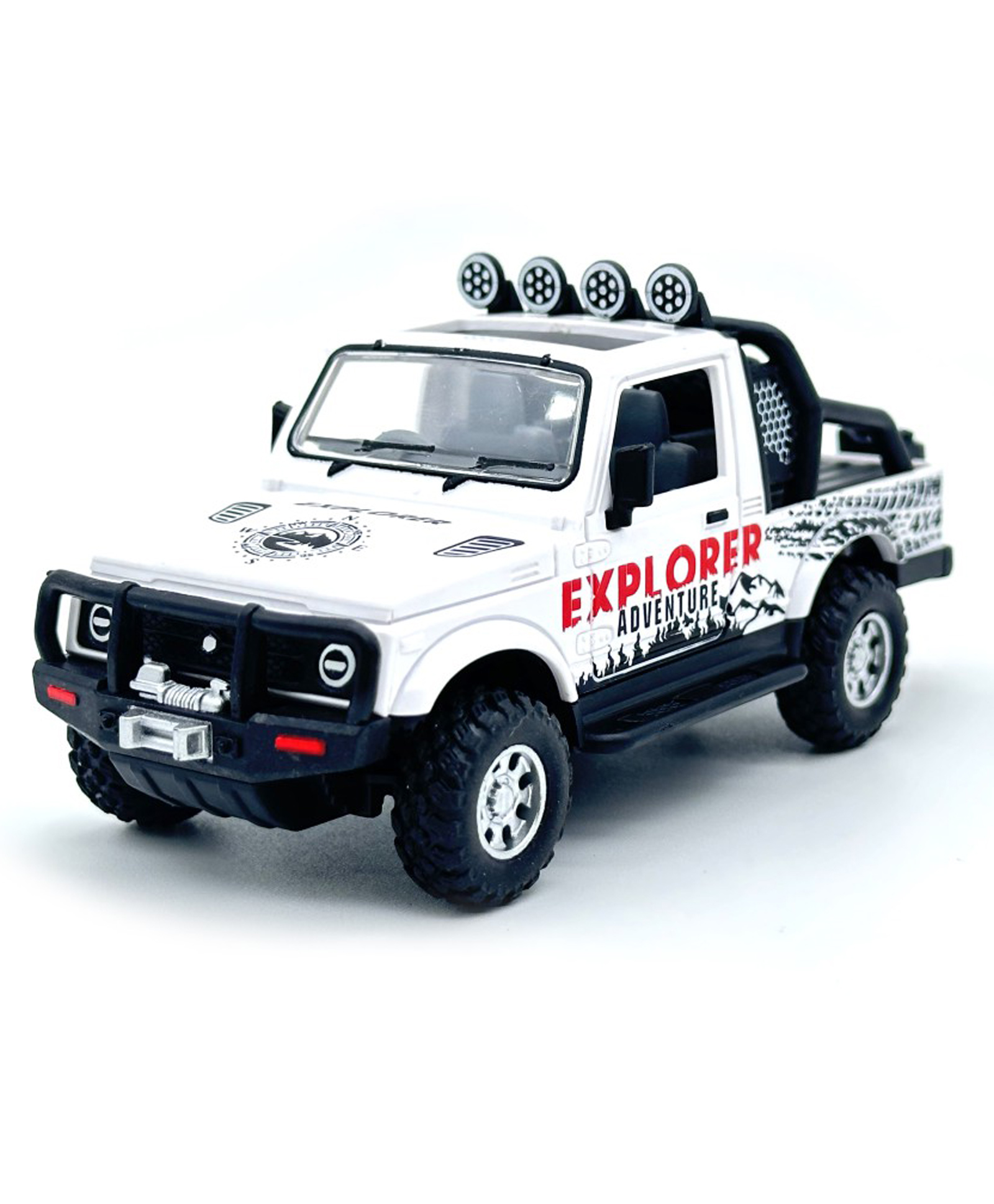 Centy Explorer Adventure  Car  Pull Back  toy - White-picture-44