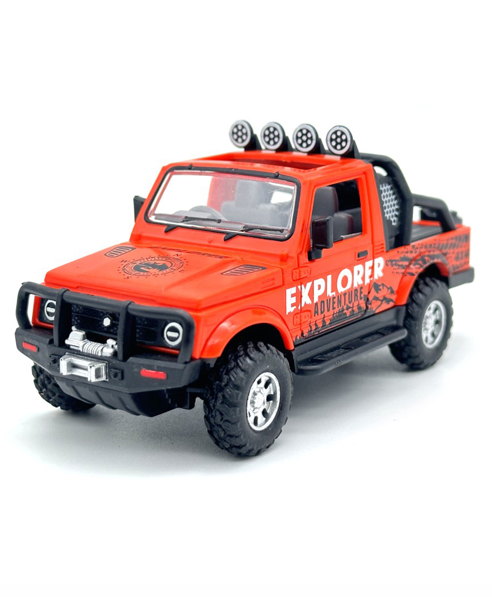 Centy Explorer Adventure Car Pull Back Toy - Orange-picture-39