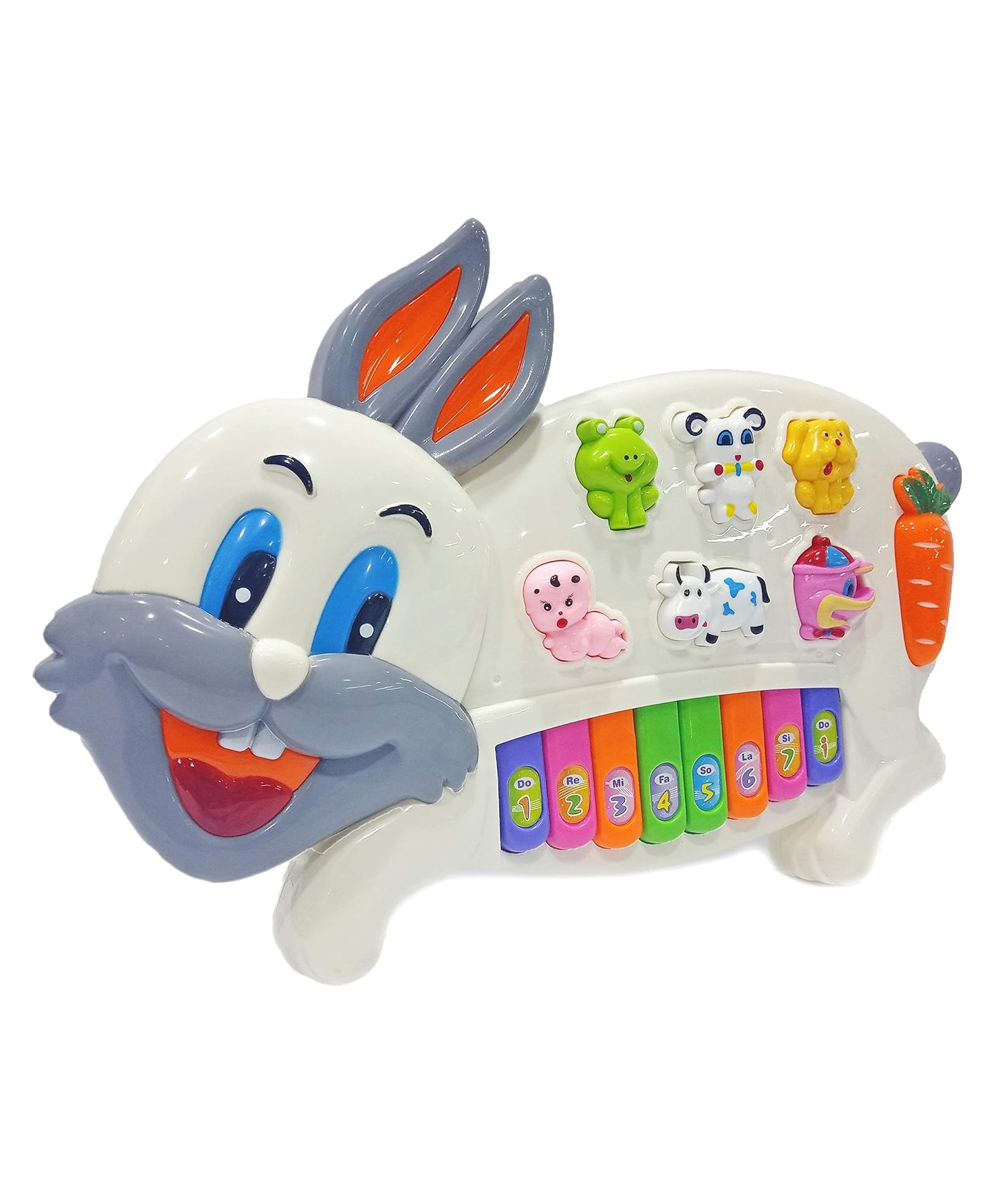 Sanjary Rabbit Musical Piano with Music, Animal Sounds and Flashing Lights Toy for Kids - Color & Design May Vary-picture-39