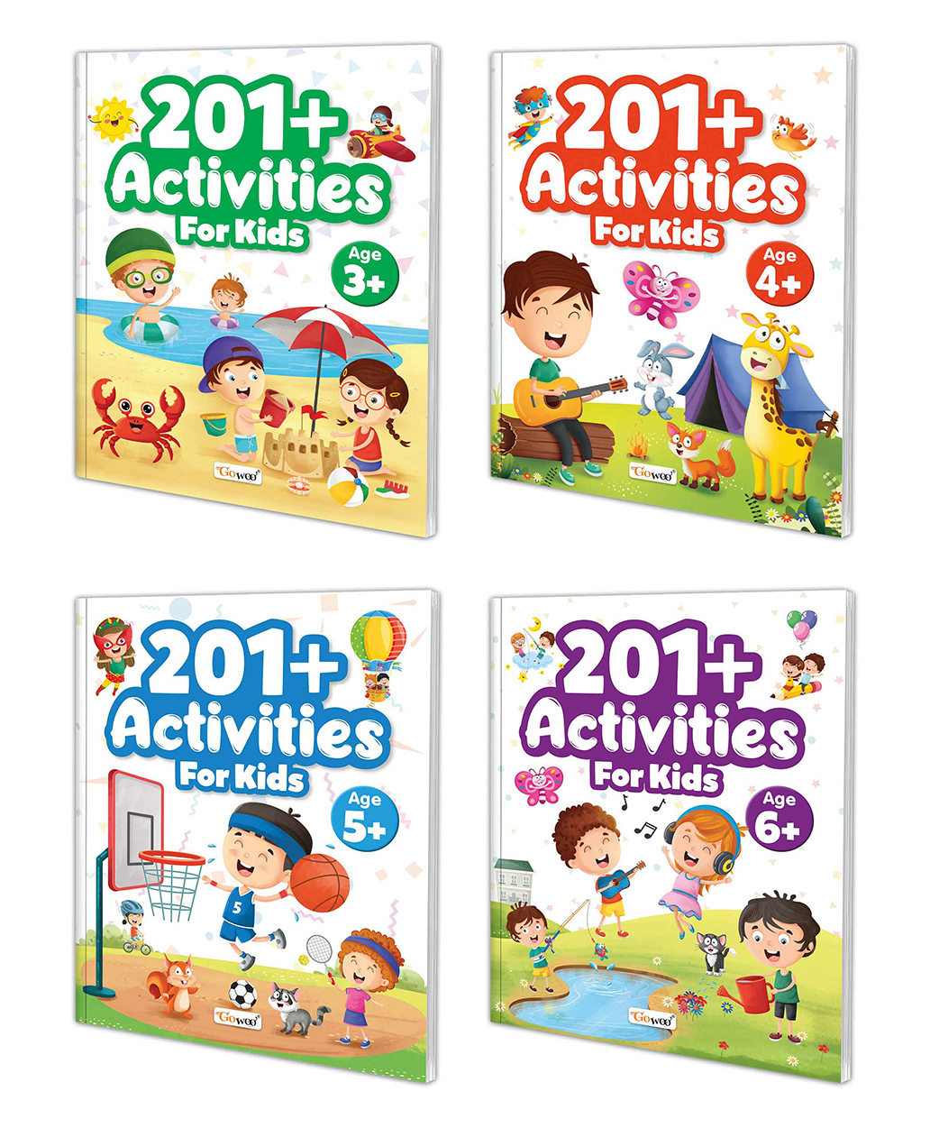 201+ Activities for Kids Kids Activity Book, Fun Activities and Exercises For Children, Early learning activities for children, Mazes, Matching games, All about me, Join the dots | Pack of 4 activity books.-image-28
