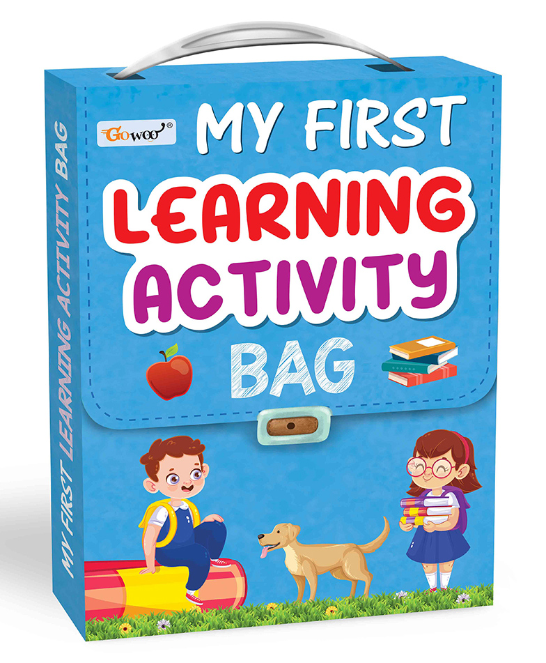 My First Learning Activity Bag : Educational activity books, Activity Bag for early learners, Kid's activity bag set Mazes, Small Letters, Capital Letter and more | Pack of 8 Activity Books-image-8