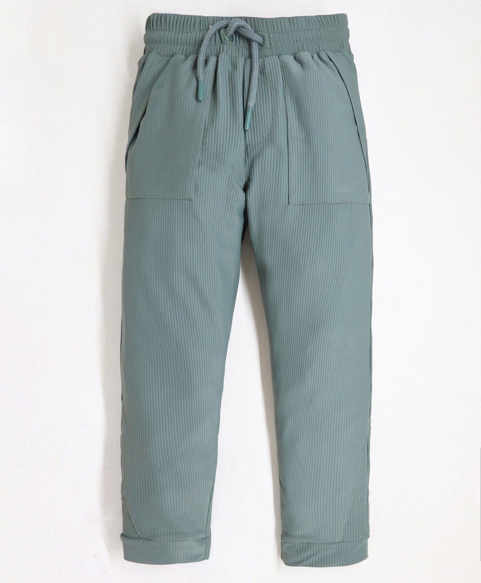 Cherry Crumble By Nitt Hyman Ribbed Trousers - Green-picture-25