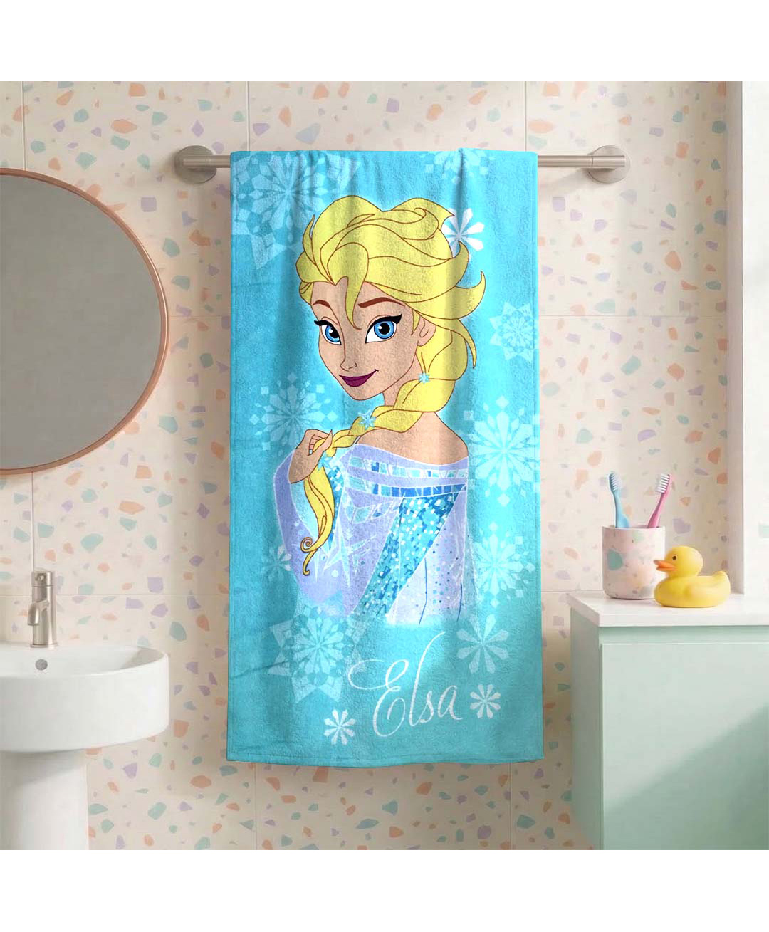 Disney Frozen Bath Towel - Blue-picture-17