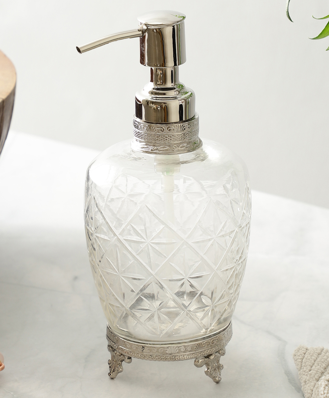 De Maison Decor Starlight crystal Cut dispenser in silver-picture-20