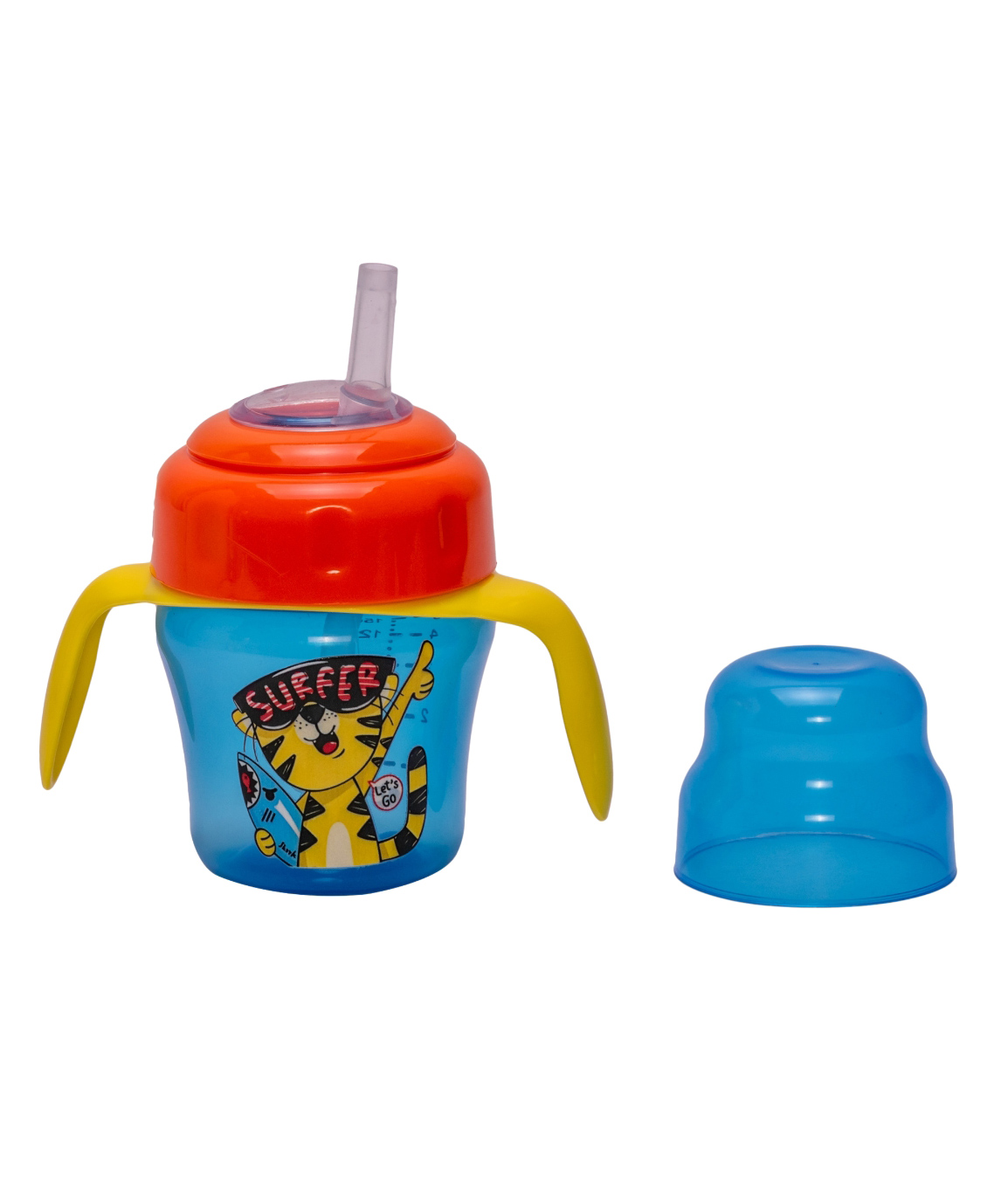 Adore Upsilon Straw Sipper with Twin Handle 150 ml-Surfer-image-3