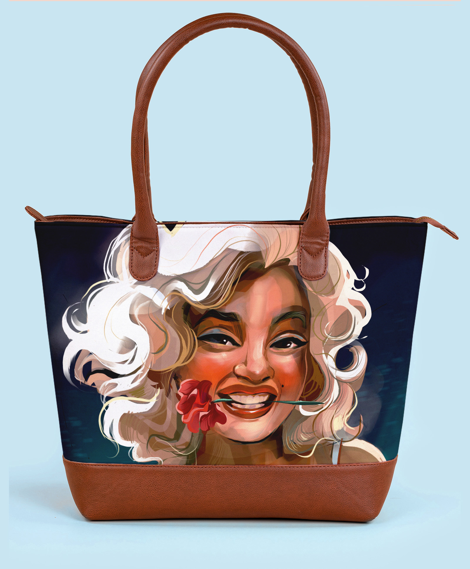 Kalankit Large Tote Bag For Women | Stylish Tote Bag | Everyday Use | Vegan Leather Spacious Fatty Tote | beige | women-image-5