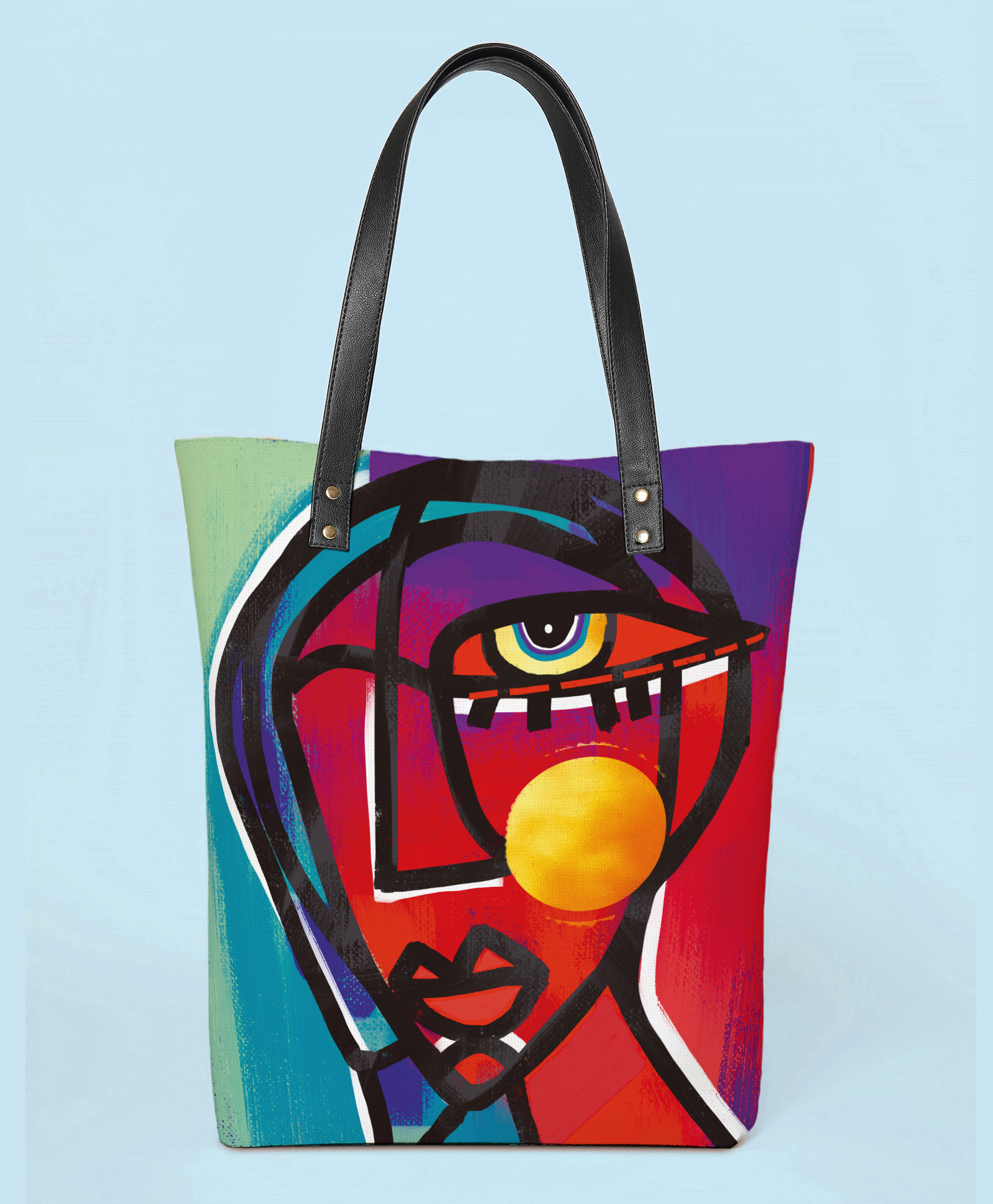 Kalankit Spacious Tote Bag | Everyday Tote Bags For Women | Printed Stylish Tote Bags |Travel Tote Bags | multicolor-image-46