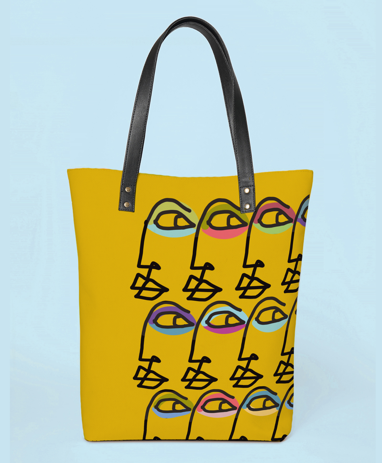 Kalankit Stylish Tote Bag For Everyday Use | Lightweight Printed Tote Bag | Large Tote Bags For Women | yellow-image-8