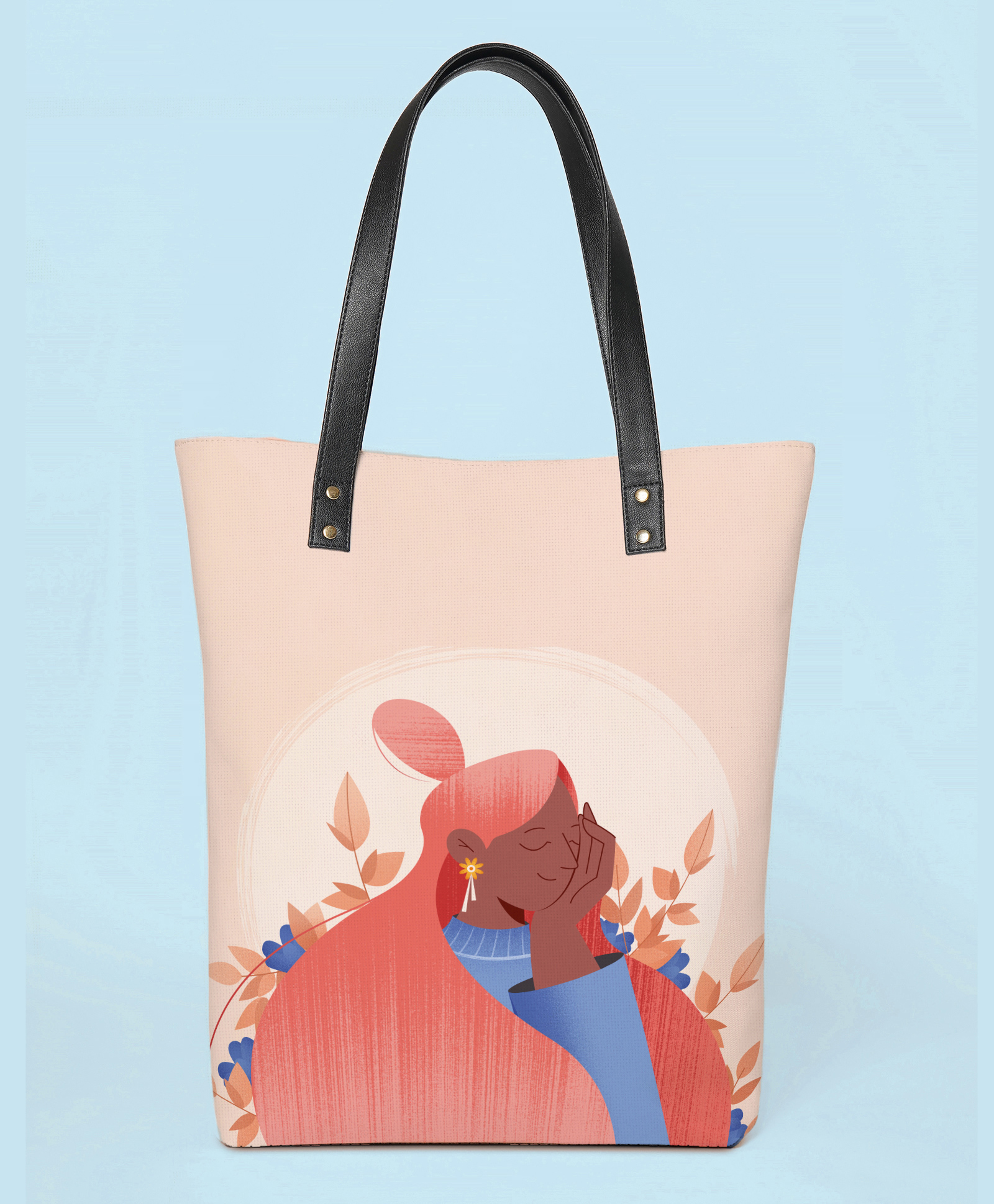 Kalankit Everyday Tote Bags For Women | Printed Designer Tote Bags For Women | Beach Tote Bags | beige-image-44