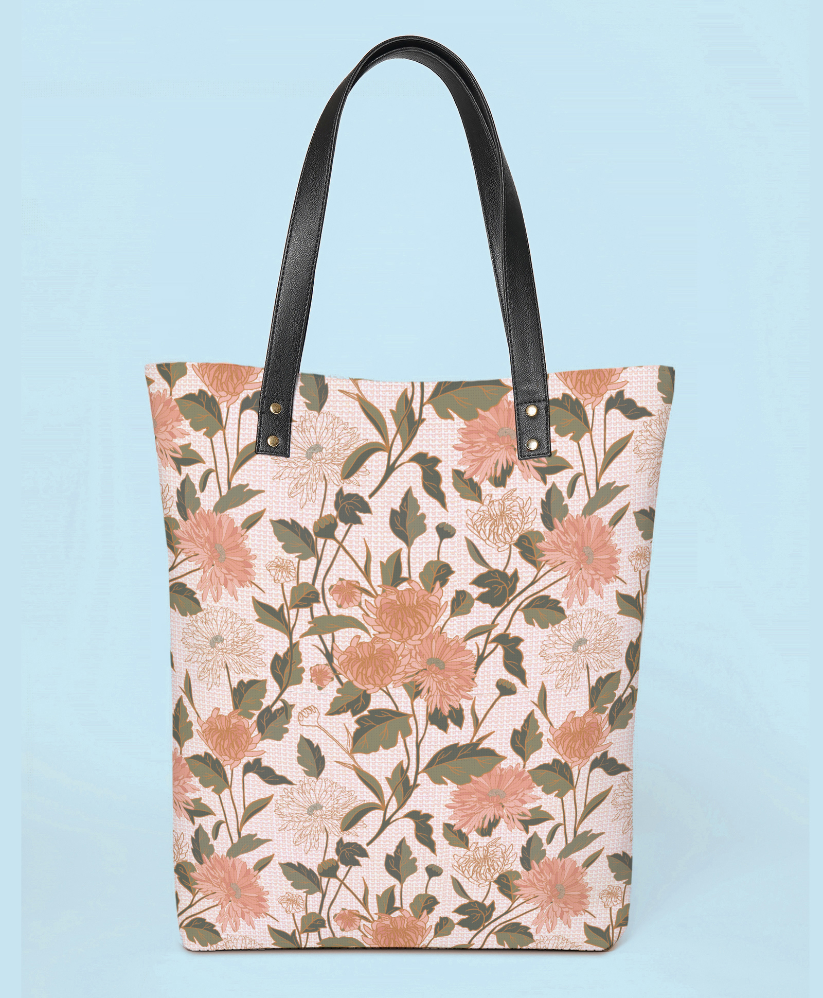Kalankit Everyday Handbags For Women | Spacious Tote Bag | Designer Large Tote Bags | White | floral-image-4