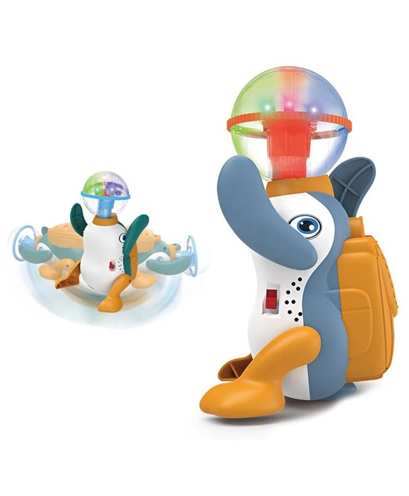 Sanjary TopBall Rotating Penguin with 360° Rotation, Light & Music toys for kids -Color & Design May Vary-picture-38