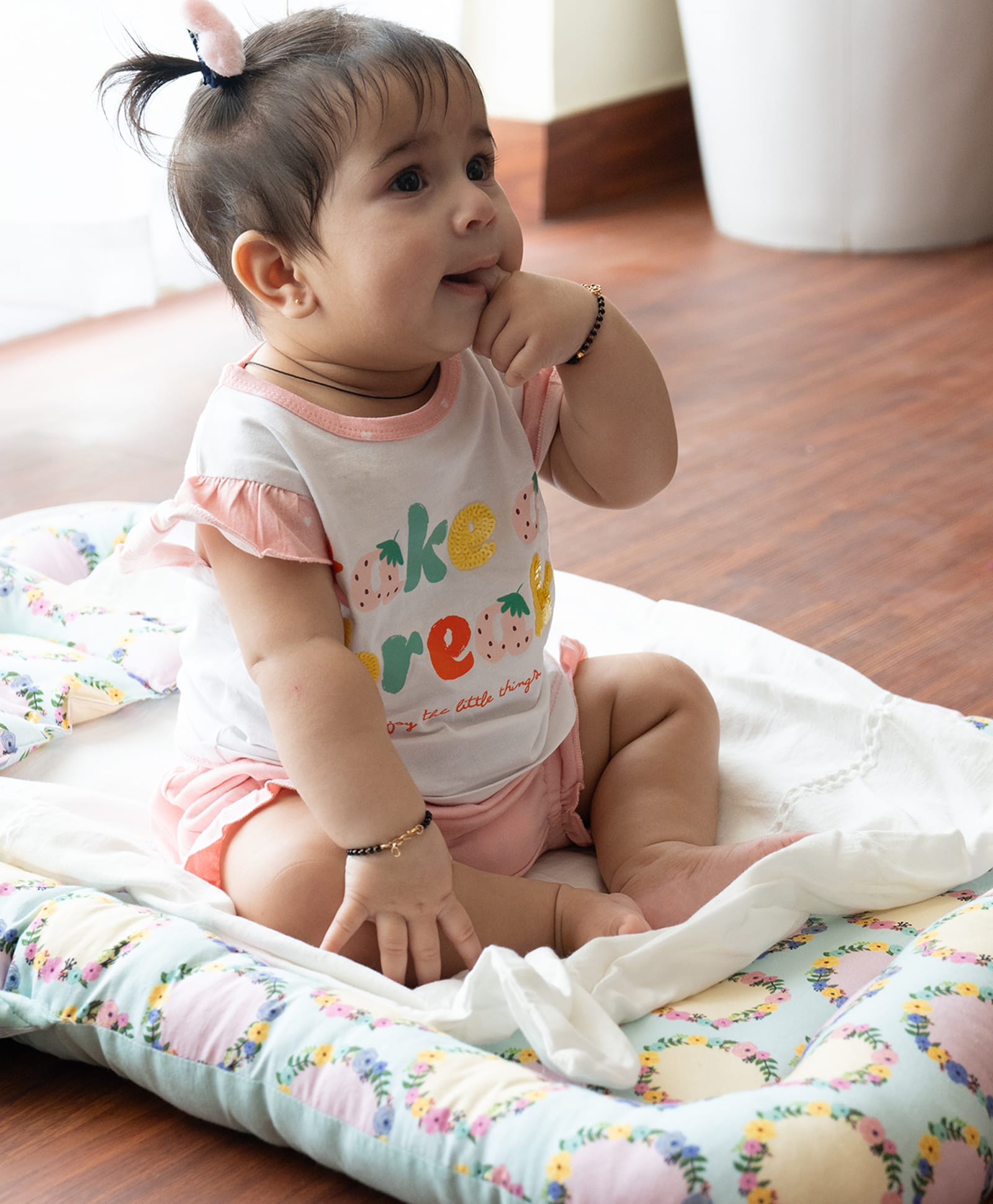 TIDY SLEEP Baby Gadda Set with Mosquito Net (Ballerina)-picture-15