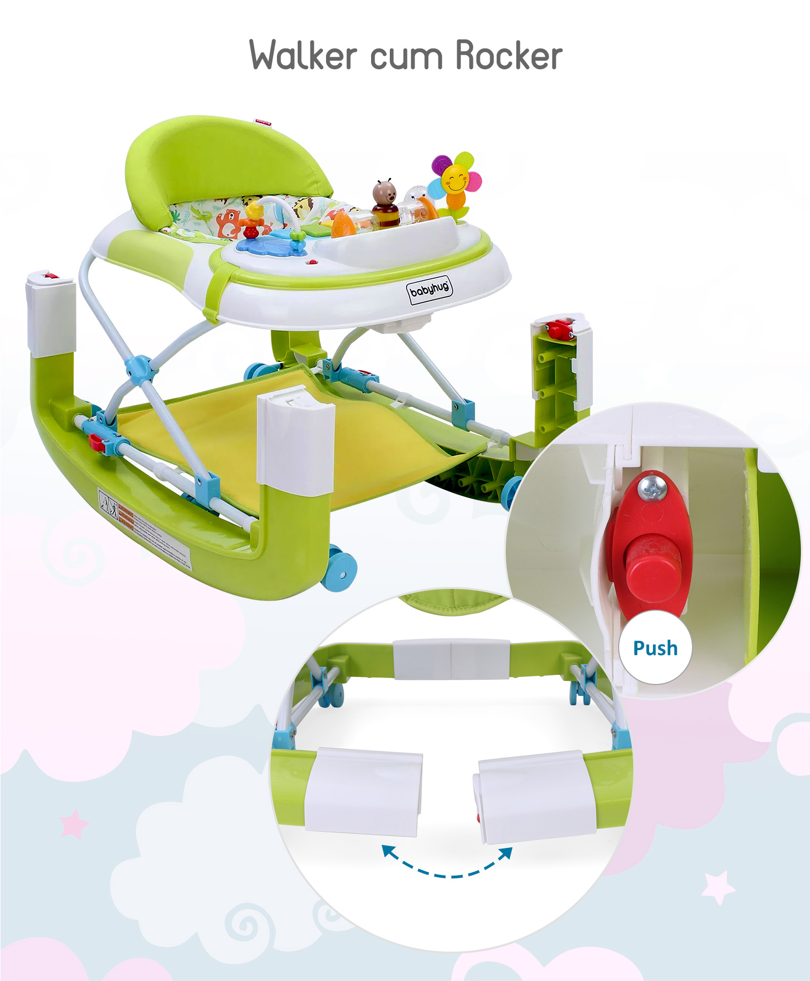 firstcry babyhug walker