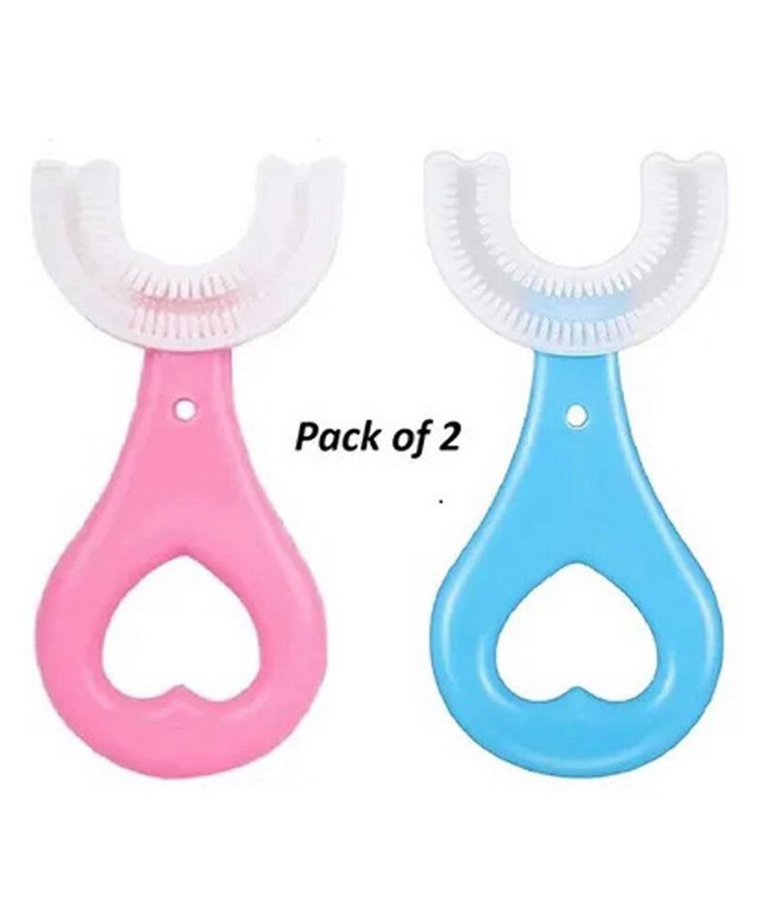 Joy Buzz Baby Toothbrush Pack Of 2 - Pink & Blue-picture-19