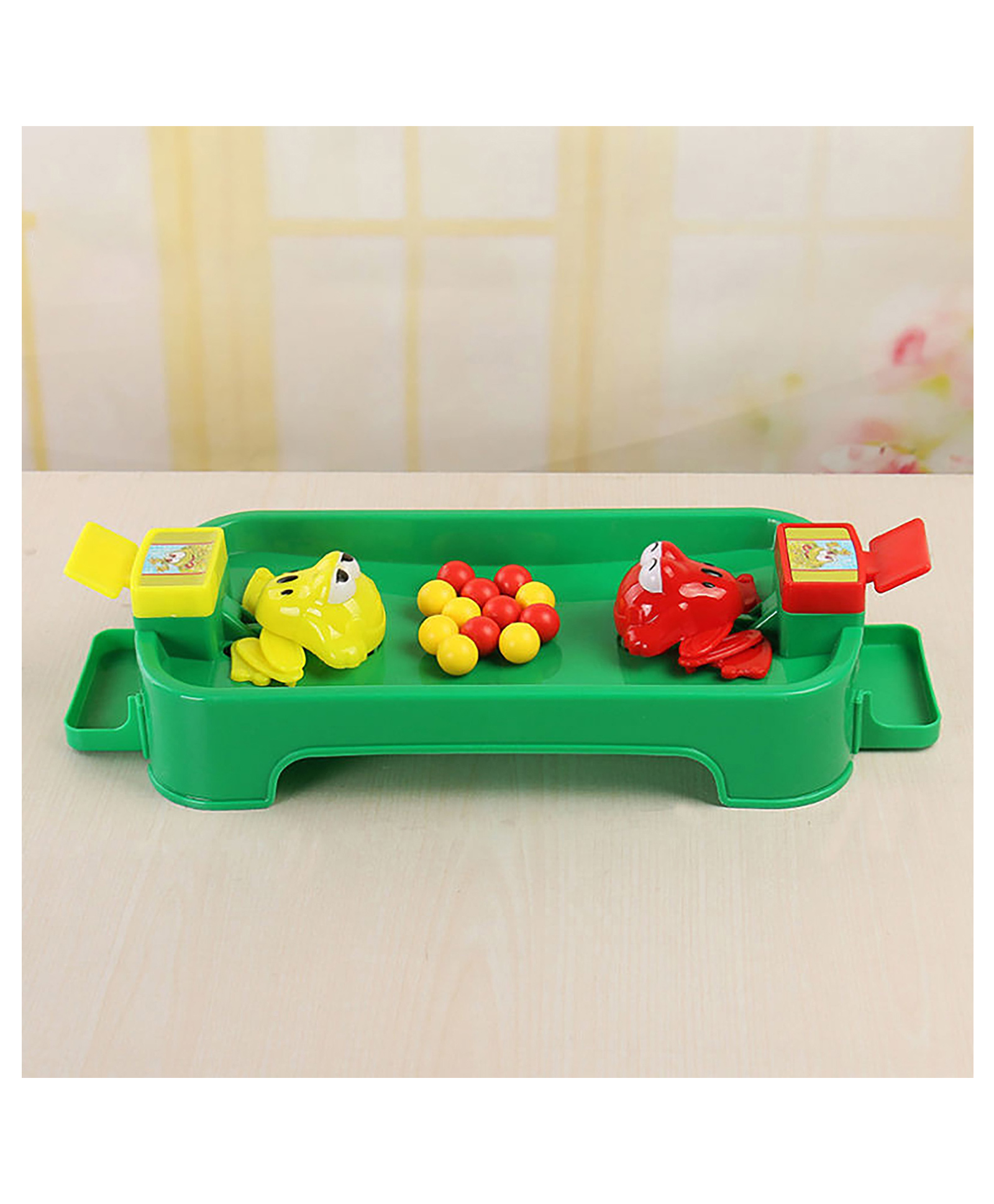 VGRASSP Hungry Frogs Feeding Beans Board Game Toy For Kids And Toddlers With 16 Colorful Beads - Make Hungry Frogs Swallow Beads By Pressing The Handle, Fun Game For 2 Players - Color May Vary-image-22