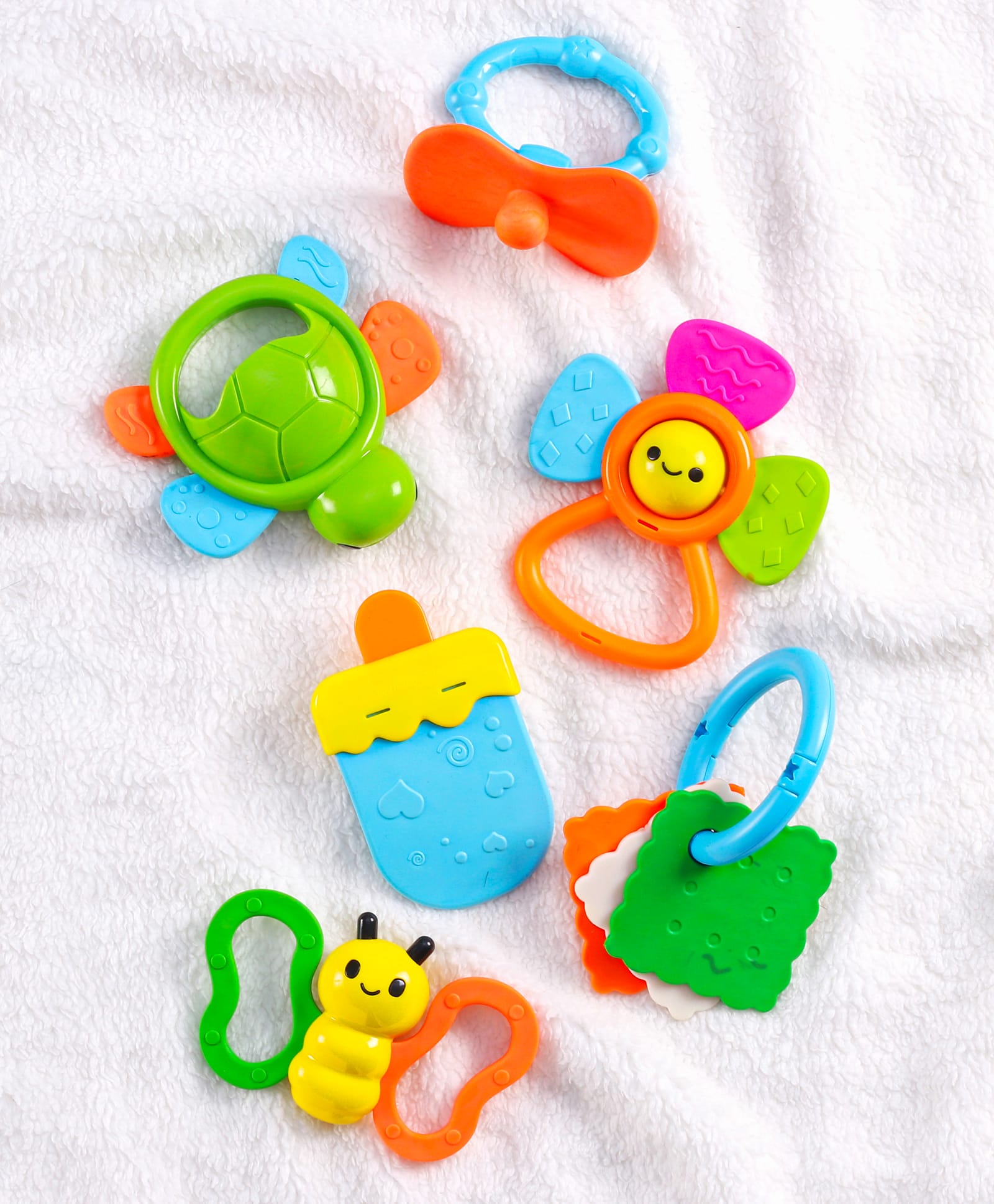Play Nation Teether & Rattle Gift Set Pack of 6 - Multicolour-picture-13