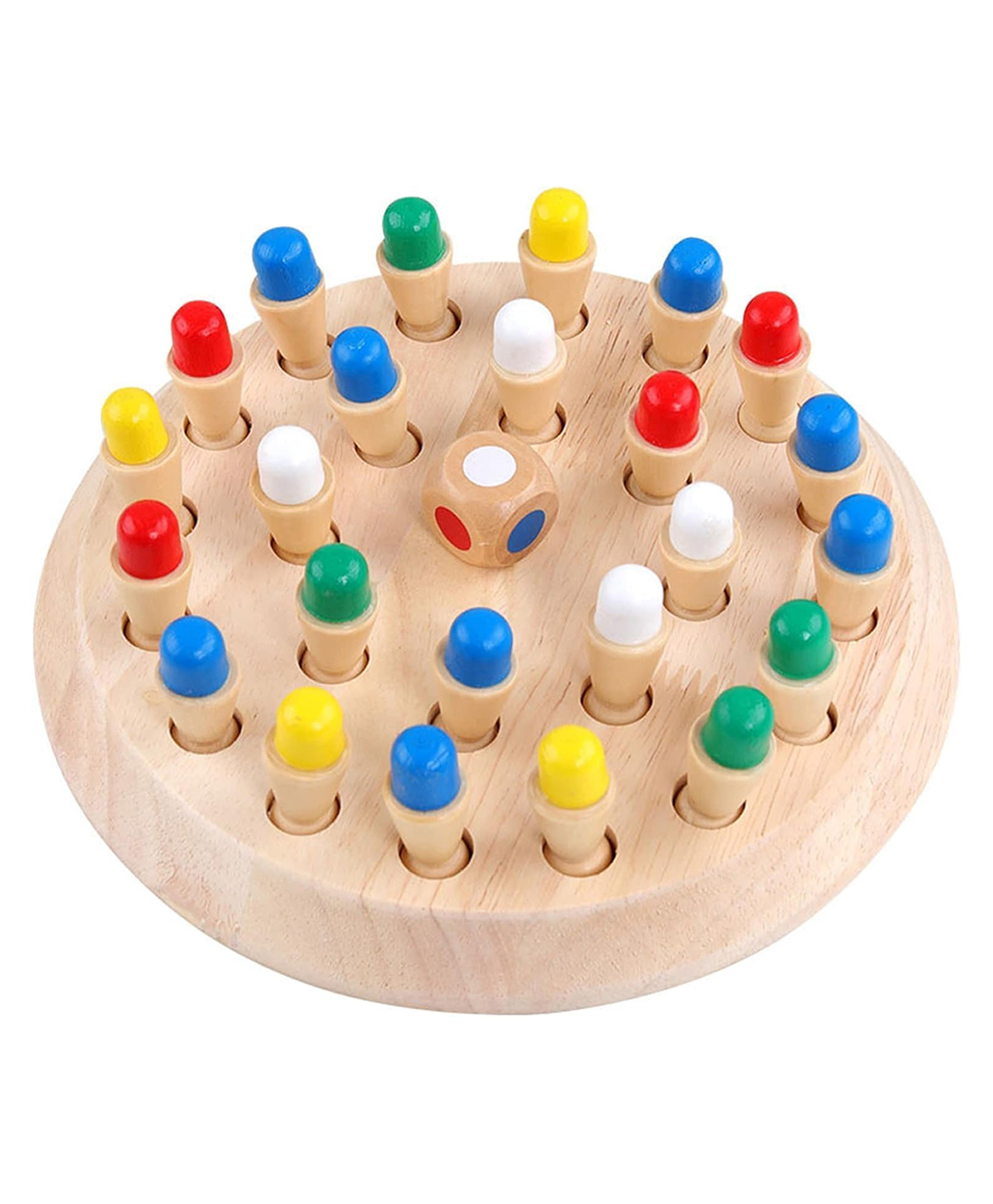 Clapjoy Wooden Memory Chess Game Educational Board Games Board Game-image-22