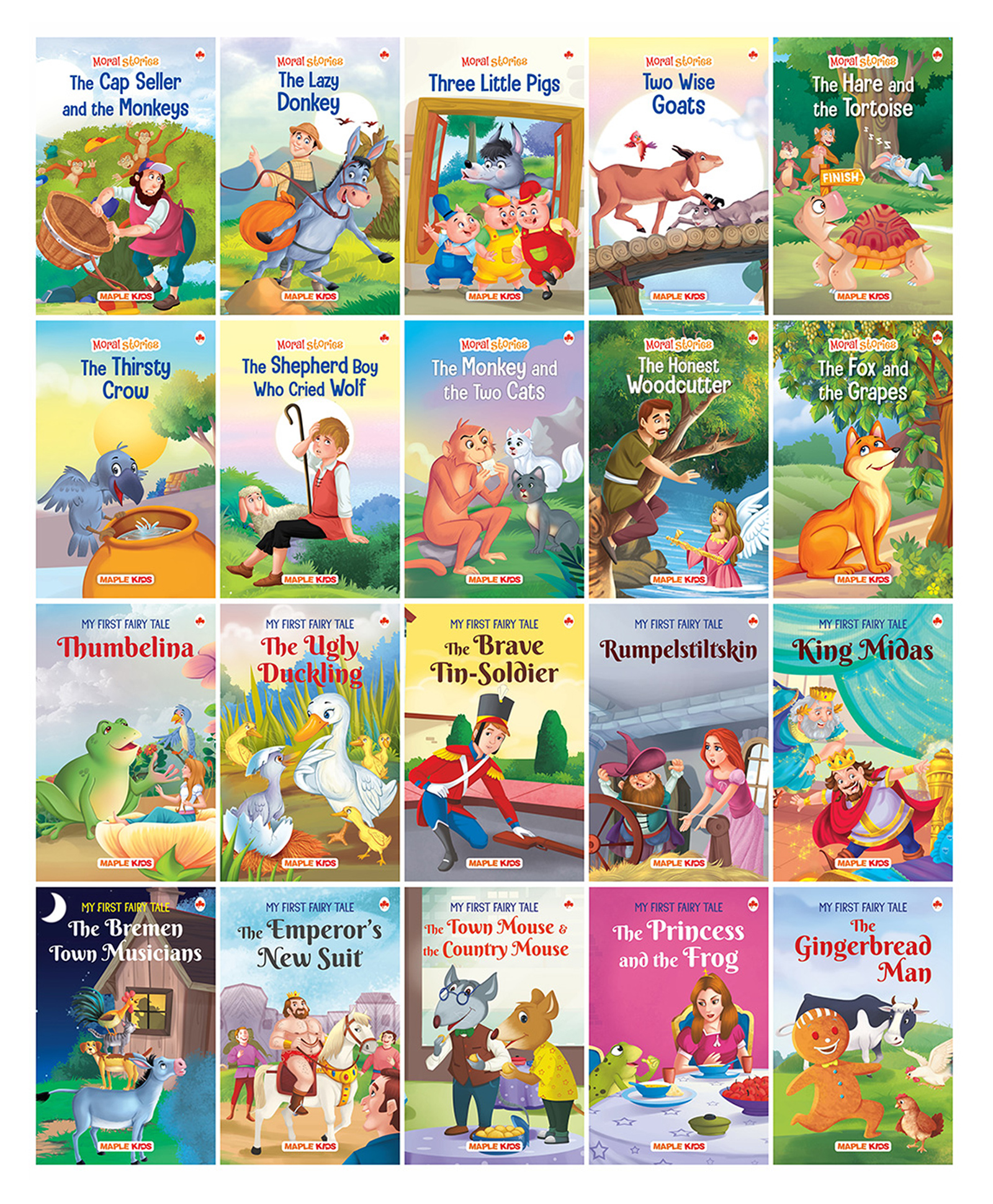 Maple Press Moral Stories Set of 20 Books - English-picture-13