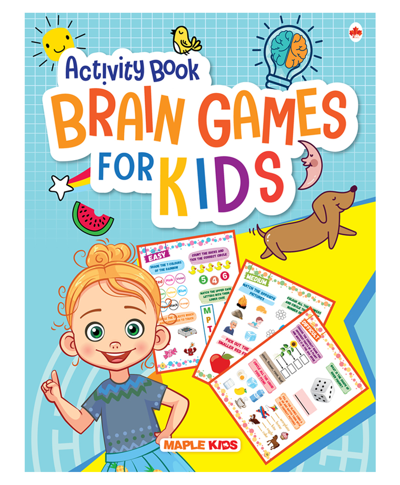 Maple Press Brain Boosting Activity Book for Kids  48 Pages-picture-17