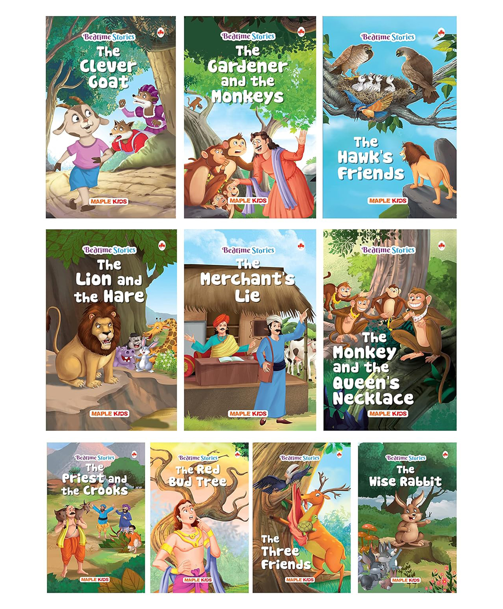 Story Books for Kids Bedtime Stories Illustrated Moral Stories English Short Stories with Colourful Pictures Pack of 10 Books - English-image-37