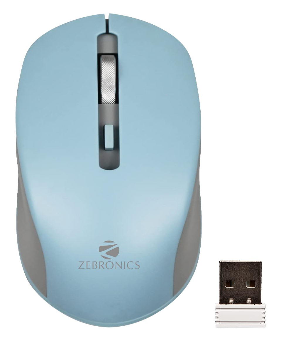 ZEBRONICS Zeb-Jaguar Wireless Mouse-Blue+Grey-image-44