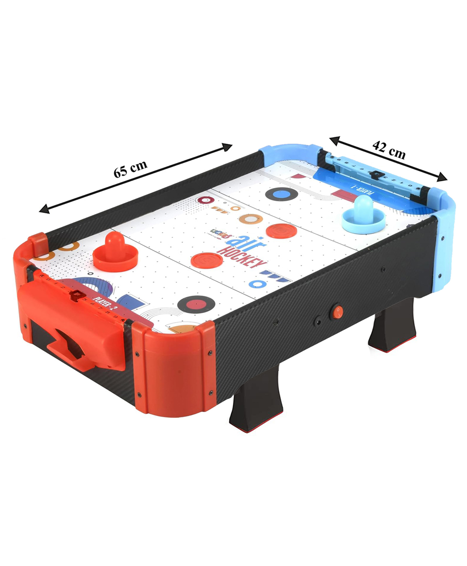 Domenico Air Hockey Game Air Hockey Table Ice Hockey Game 220V Electric Wall Adapter Powered Indoor Game-picture-32