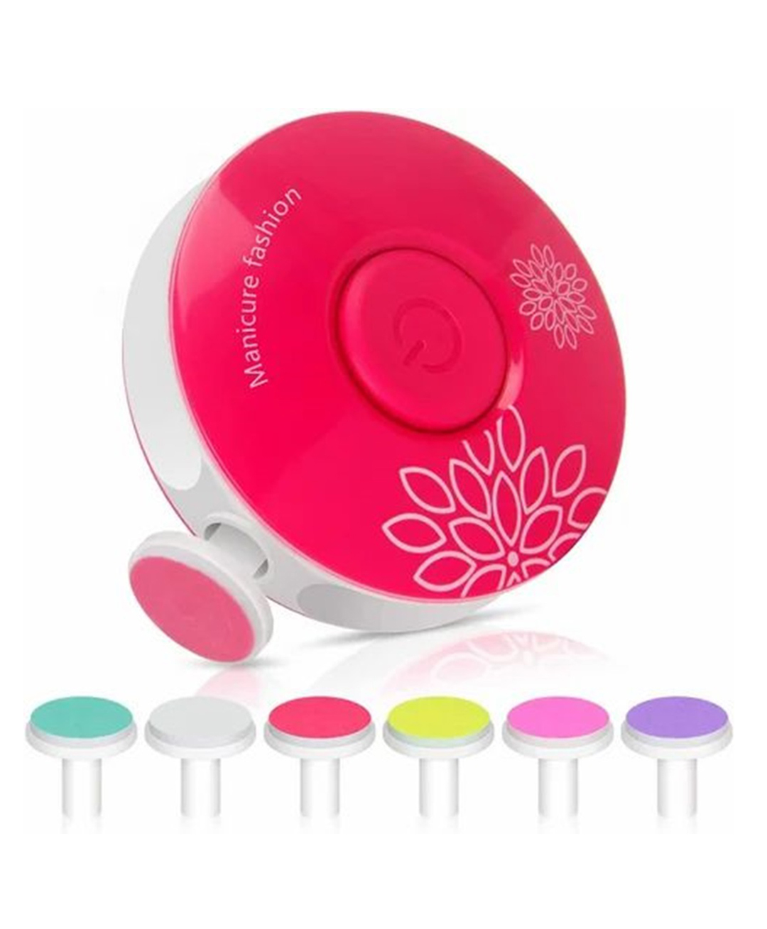 Electric Safe 5 in 1 Nail File Kit Grinder Clipper Trimmer Set - Mint pink-image-29