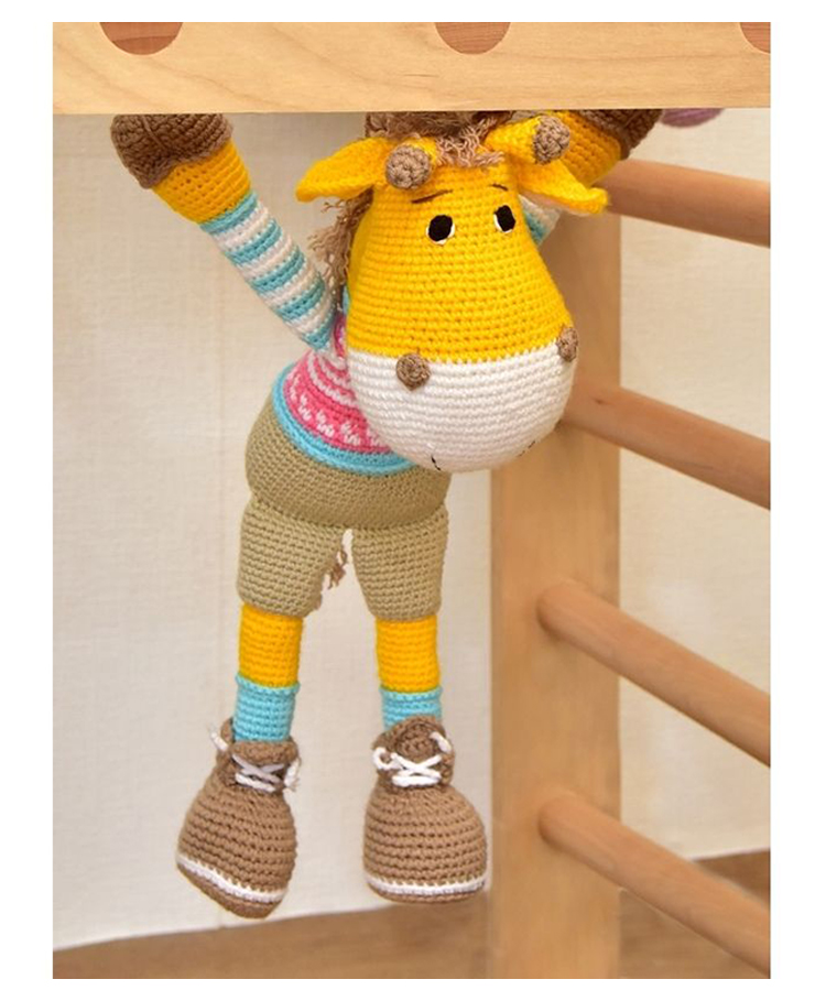 Happy Threads | Gerald Giraffe  | Super Cute  | Soft Toy | Best for all ages | Gifting - height 30 cm-image-7