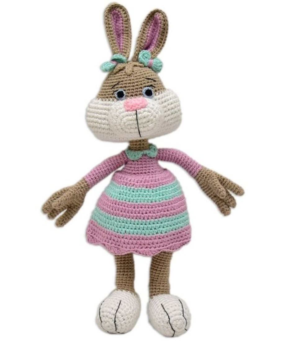 Happy Threads Soft Toy Jill Bunny - Multicolor-picture-3