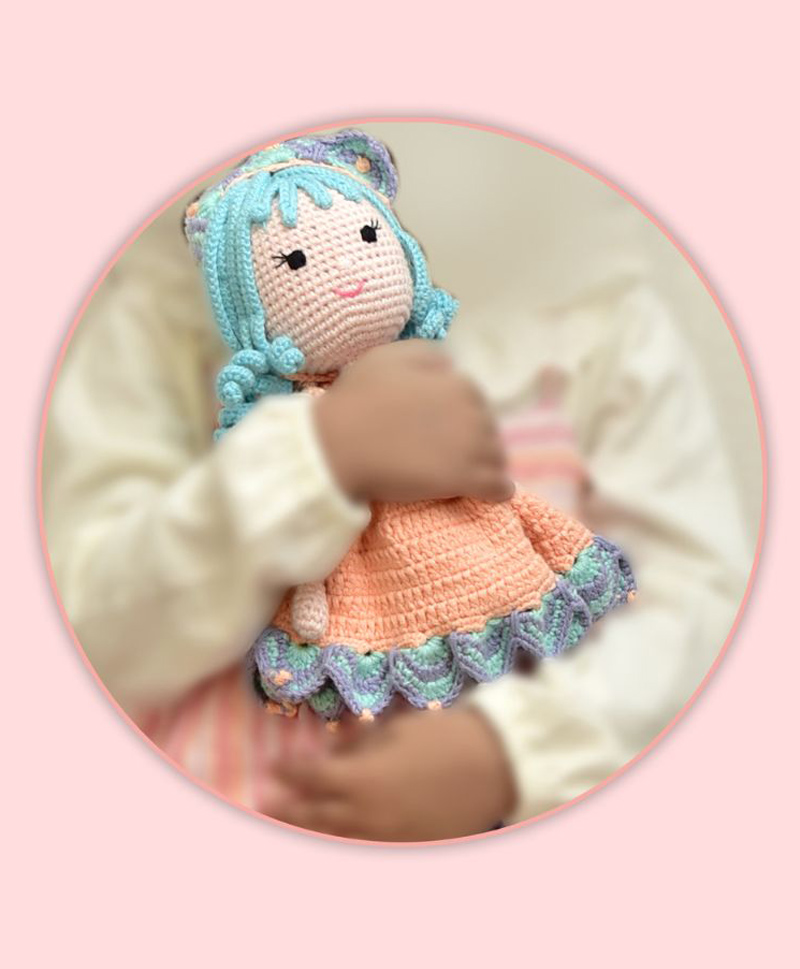 Happy Threads Diana Doll, Handcrafted Stuffed Dolls, Perfect Gift for Girls - 30 cm-image-29