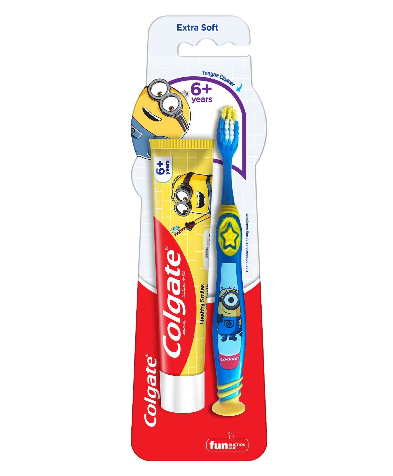 Colgate Kids Minion Extra Soft Toothbrush and Toothpaste - 40 g-image-42
